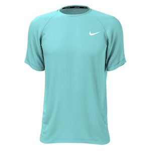 NWT Men's Nike Dri Fit UV Hydroguard SS Tee, Medium, Washed Teal, MSRP $50.00